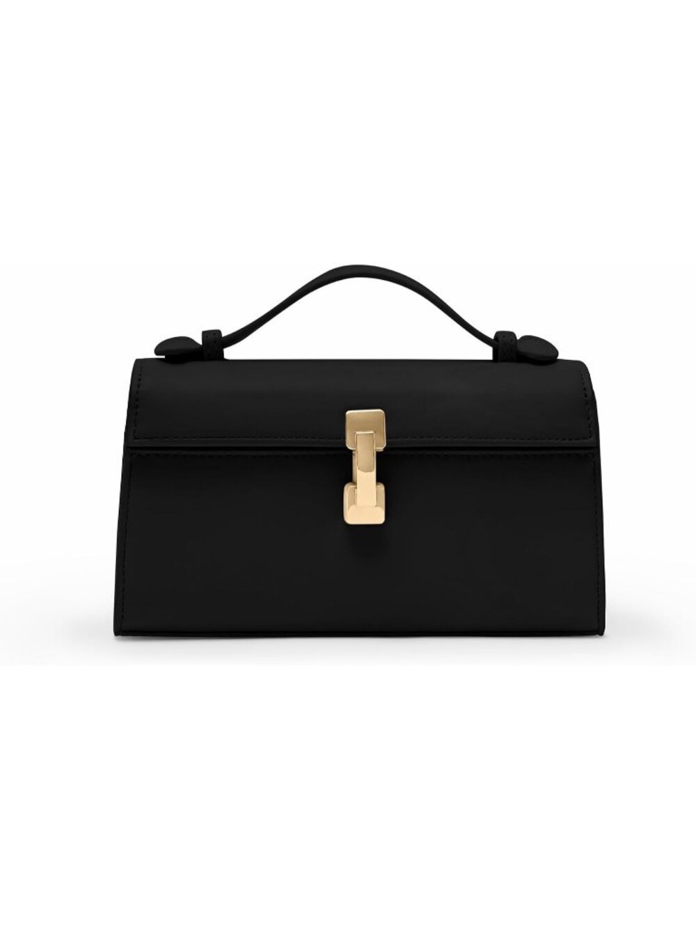 Women's Black Small Clutch Purse Top Handle Wedding Prom Crossbody Bag